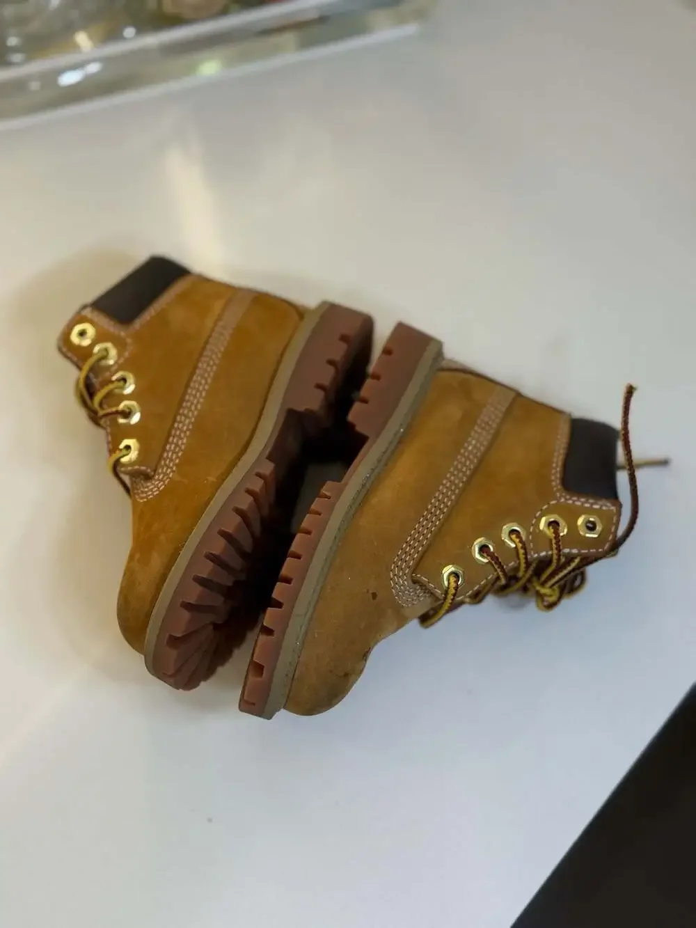 Timberland Toddler 6-Inch Premium Waterproof Boots in Wheat